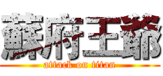 蘇府王爺 (attack on titan)