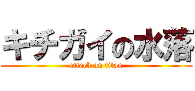 キチガイの水落 (attack on titan)