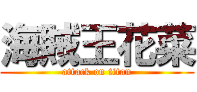 海賊王花菜 (attack on titan)