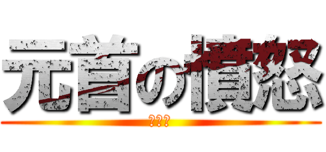 元首の憤怒 (法製版)