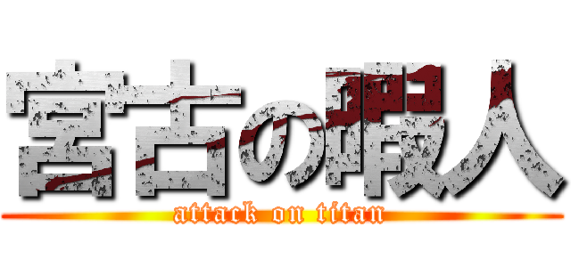 宮古の暇人 (attack on titan)