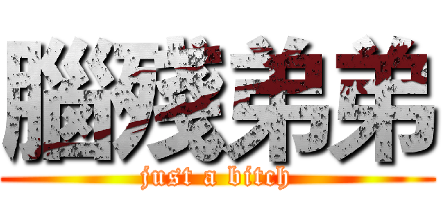 腦殘弟弟 (just a bitch)