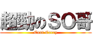 超勁のＳＯ哥 (Cant Carry)