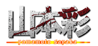 山本彩 (yamamoto sayaka)