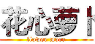 花心萝卜 (flower more)