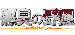 悪臭の野狸 (Smelly Badger)