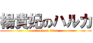楊貴妃のハルカ (attack on titan)