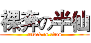 裸奔の半仙 (attack on titan)