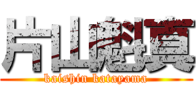 片山魁真 (kaishin katayama)
