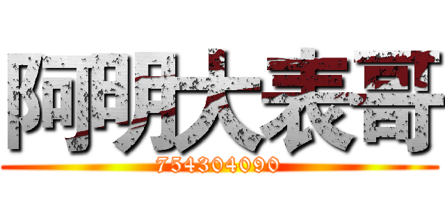 阿明大表哥 (754304090)