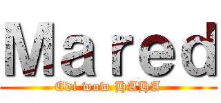 Ｍａｒｅｄ (Edi wow HAHA)