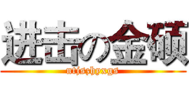 进击の金硕 (ntjszhyxgs)