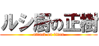 ルシ厨の正樹 (attack on titan)