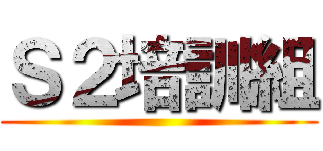 Ｓ２培訓組 ()