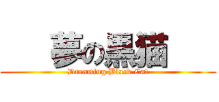    夢の黒猫    (Dreaming Black Cat)