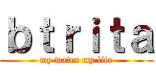 ｂｔｒｉｔａ (my water my life)