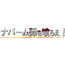 ナパーム弾を喰らえ！ (   )