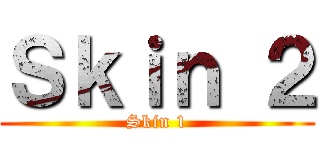 Ｓｋｉｎ ２ (Skin 1)