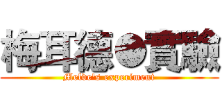 梅耳德●實驗 (Melde's experiment)