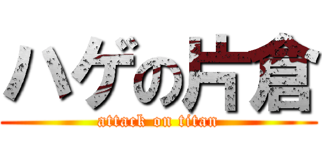 ハゲの片倉 (attack on titan)