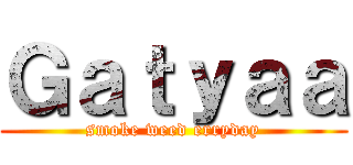 Ｇａｔｙａａ (smoke weed erryday)