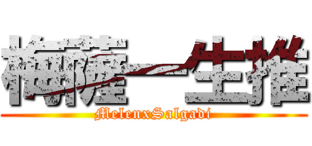 梅薩一生推 (MelenxSalgadi)