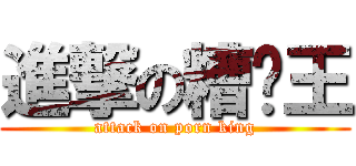 進撃の糟糕王 (attack on porn king)