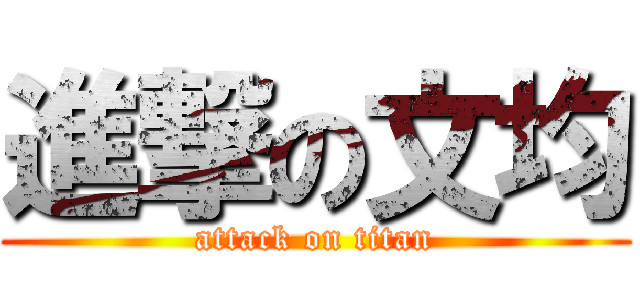 進撃の文均 (attack on titan)