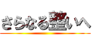 さらなる整いへ ()