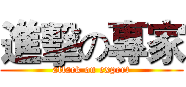 進擊の專家 (attack on expert)