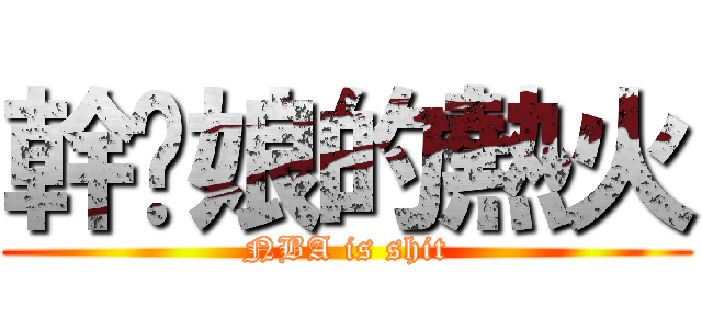 幹你娘的熱火 (NBA is shit)