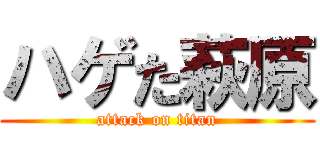 ハゲた萩原 (attack on titan)