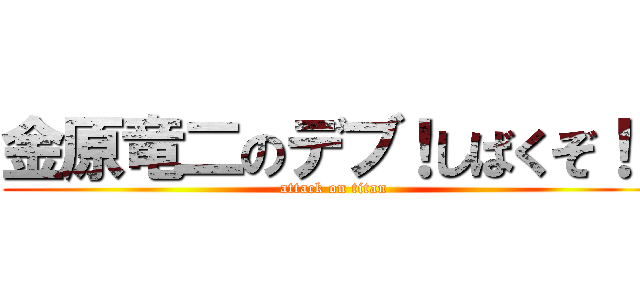 金原竜二のデブ！しばくぞ！！ (attack on titan)