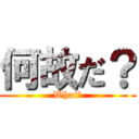 何故だ？ (What?)