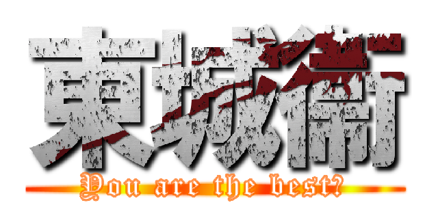 東城衞 (You are the best！)