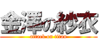 金澤の紗衣 (attack on titan)