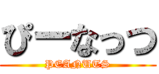 ぴーなっつ (PEANUTS)