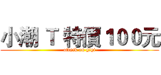 小潮 Ｔ 特價１００元 (attack on gigi)