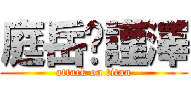 庭岳♥謹澤 (attack on titan)