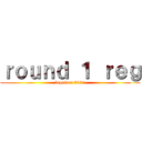 ｒｏｕｎｄ １ ｒｅｇ (loquitur 2021)