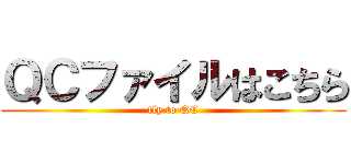 ＱＣファイルはこちら (fly to QC)
