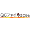 ＱＣファイルはこちら (fly to QC)