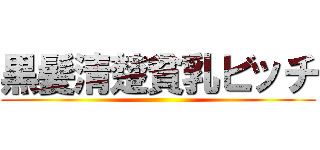 黒髪清楚貧乳ビッチ ( )