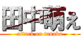 田中萌え (attack on tanaka)
