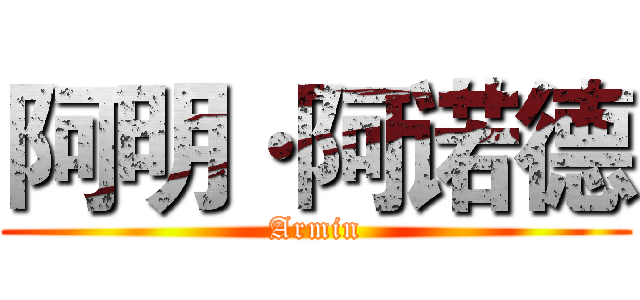 阿明·阿诺德 (Armin)