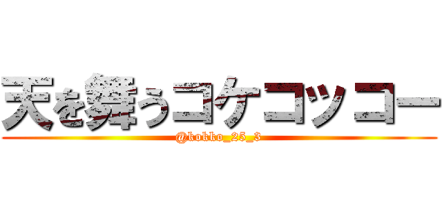 天を舞うコケコッコー (@kokko_25_3)