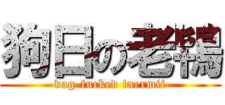 狗日の老鴇 (dog-fucked inermii)