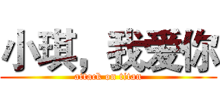小琪，我爱你 (attack on titan)