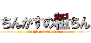 ちんかすの粗ちん (sochin of chinkasu)