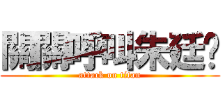 關關呼叫朱廷彥 (attack on titan)